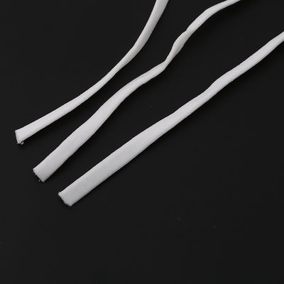 Elastyczny sznurek z elastanowego białego okrągłego białego elastanu o długości 1/8 cala